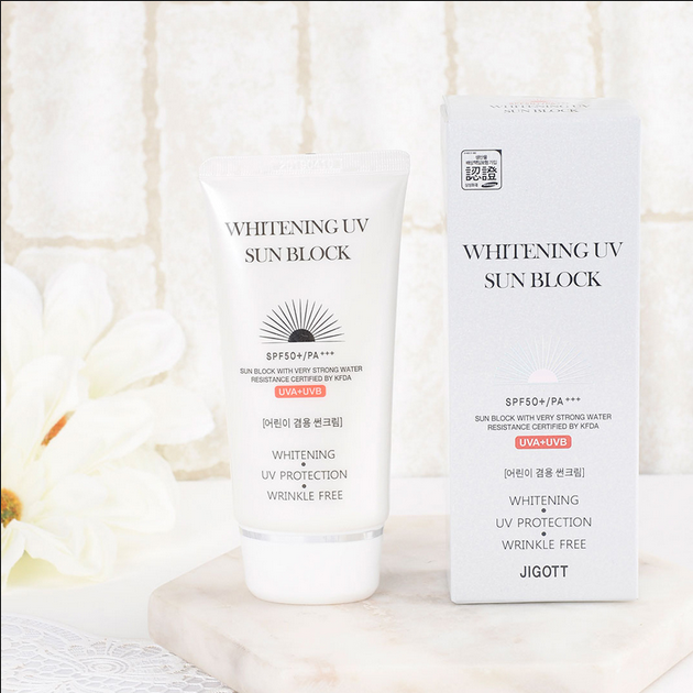 Picture of Jigott Whitening UV Sun Block Spf 50+ Pa+++ 70ml