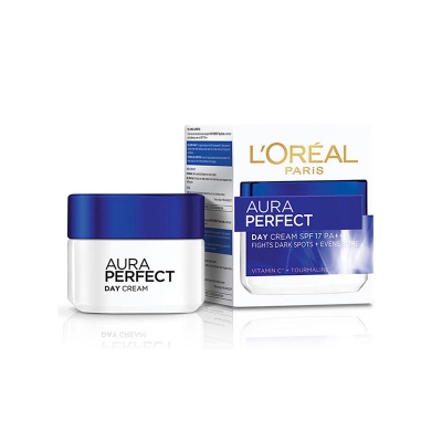 Picture of Loreal Paris Aura Perfect Day Cream for Healthy Glow + Tourmaline SPF 17 PA++-50ml