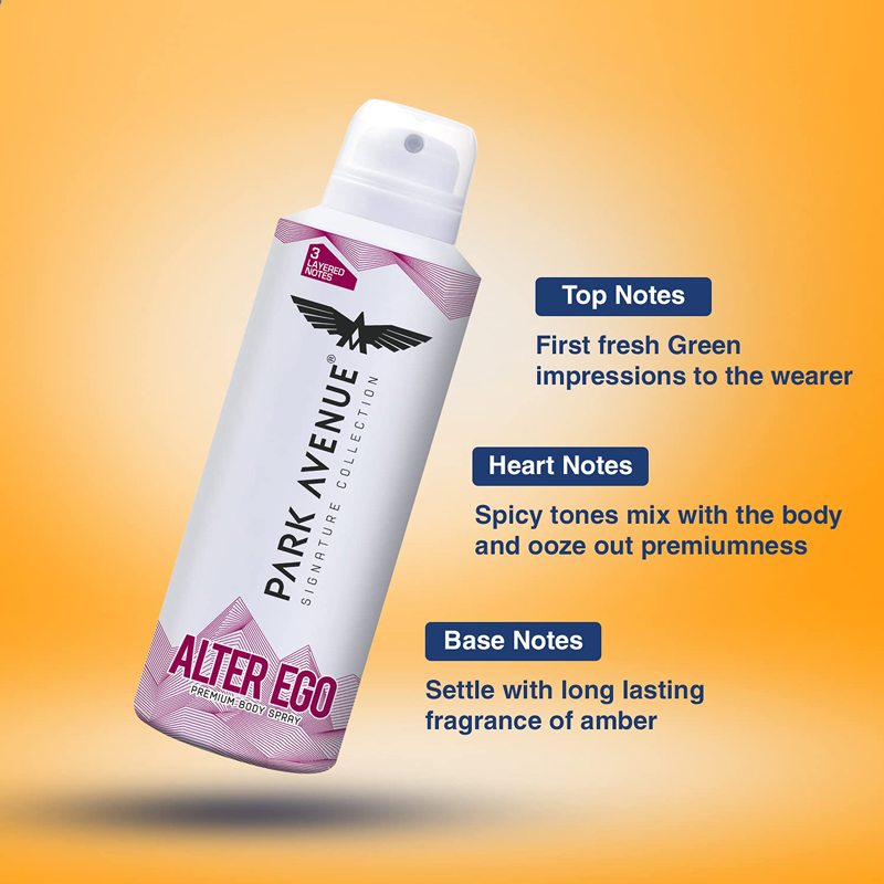 Picture of PARK AVENUE Signature Collection Alter Ego Premium Body Spray - For Men 150ml