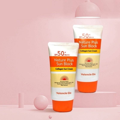 Picture of Valencia Gio Nature Plus Sun Block Collagen Water Resistant Sun Cream SPF 50+ PA+++