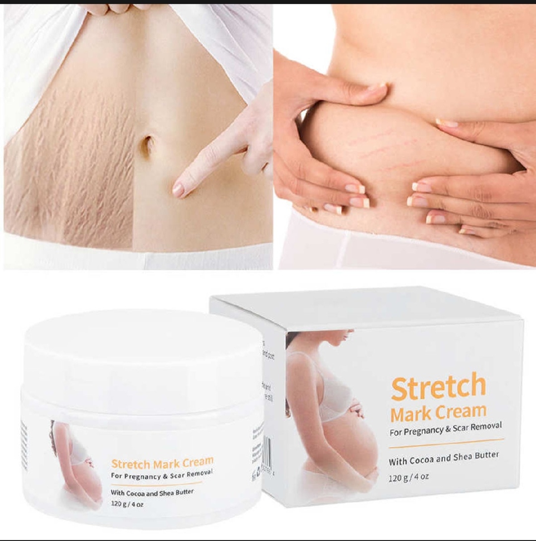Picture of Melao Stretch Mark Cream for Pregnancy & Scar Removal with Cocoa & Shea Butter-120gm