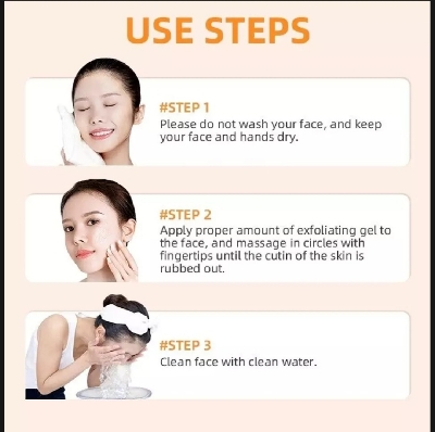Picture of GMEELAN Orange Exfoliating Whitening GelScrub Face Body Brigtening 50 g
