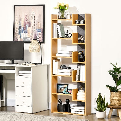 Picture of  Meraj Furniture Freestanding 5-Tier Bookcase W/ 13 Open Shelves Modern Bookshelf for Home Office