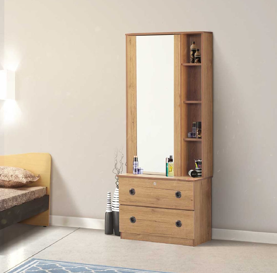 Picture of Meraj Furniture Nifty Niche - Superb Quality - MDF Dressing Table with Storage Cabinet and Drawers - Furniture & Decor - Express Yourelf D1