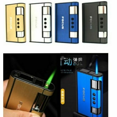 Picture of Cigarette Case with Refillable Gas Lighter