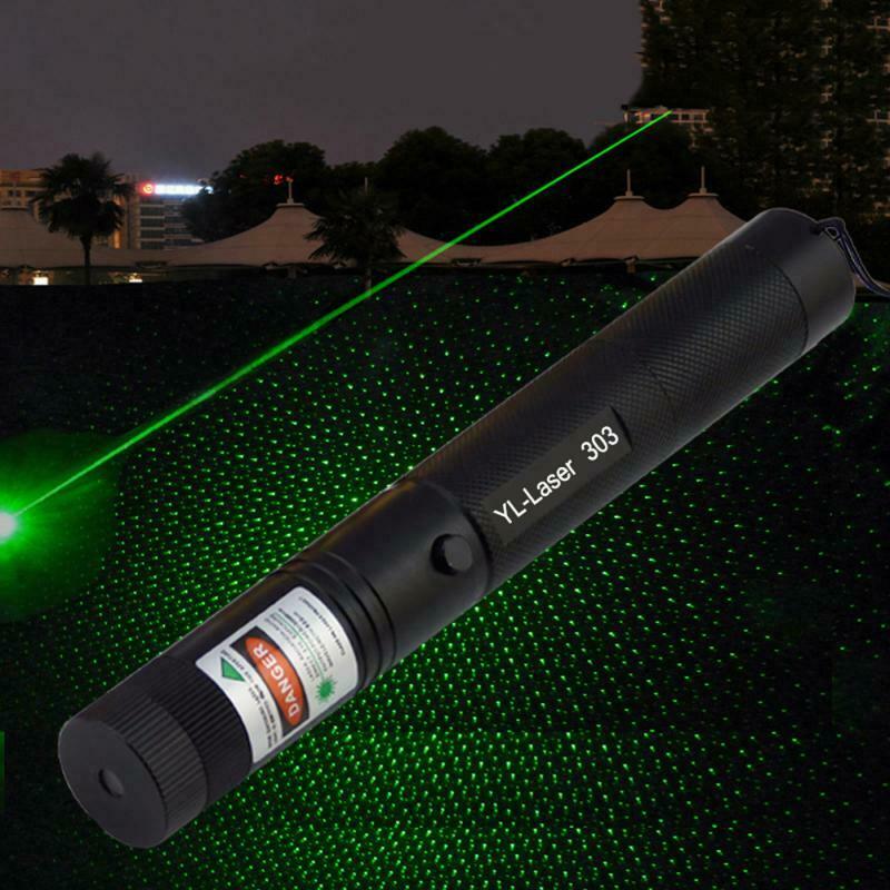 Picture of Rechargeable Green Laser Pointer Pen Visible Beam Light Lazer.