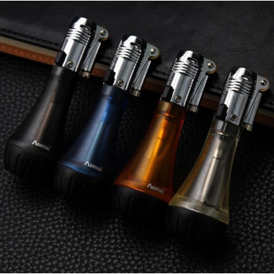 Picture of Floating Flame Lighter Creative Ghost Fire Lighter Refillable Butane Nylon Visible Gas Window Halloween Gift for Friends - 1pcs
