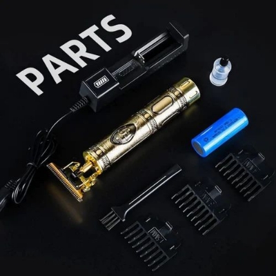 Picture of Vintage T9 0mm Replace Battery Electric Hair Cutting Machine Rechargeable Hair Trimmer Men Barber