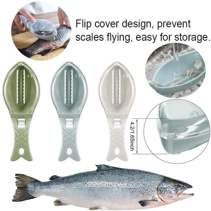 Picture of 1pcs-Fish Skin Brush Scraping Fish Scale Brush Fish Scale Remover Scraper Cleaner Peeling Skin Scraper