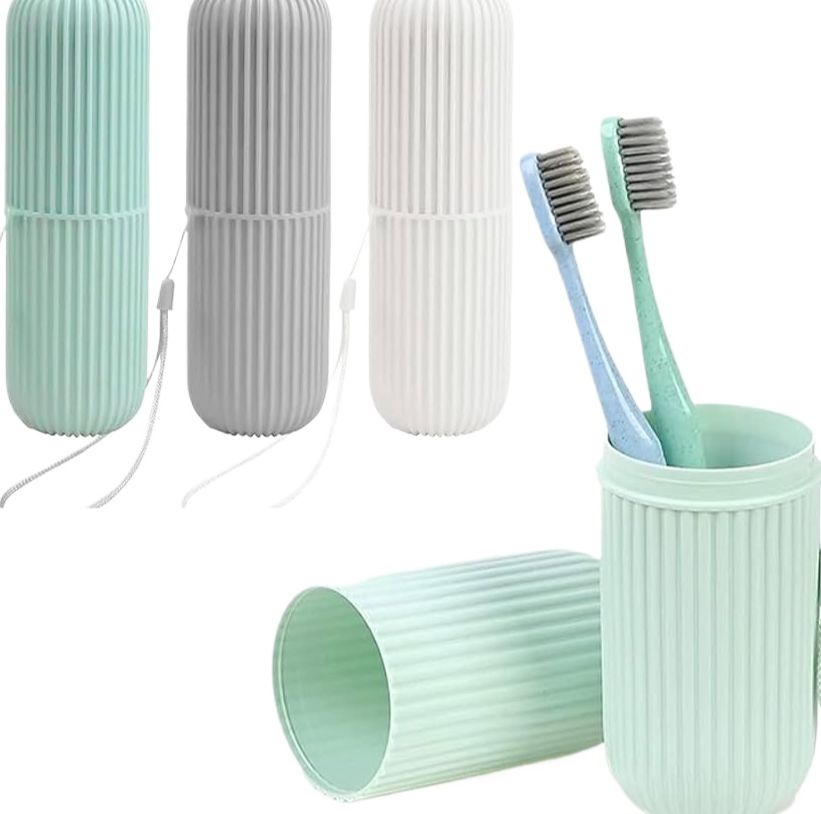 Picture of 1 Piece Portable Toothbrush & Toothpaste Holder Storage Box (Random) - brush holder