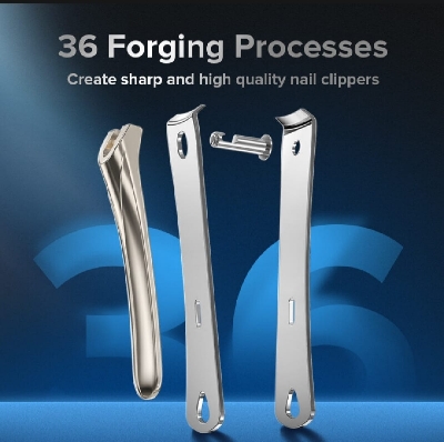 Picture of With nail file: Stainless steel nail clippers, nail clippers, nail clippers Mr. Green nail clippers are simple and stylish.