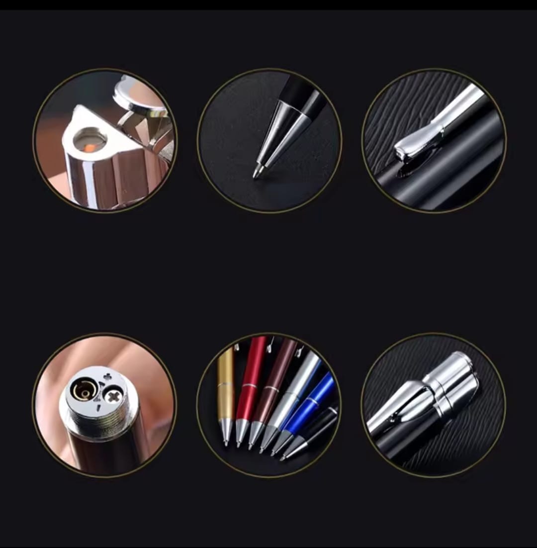 Picture of Torch Lighter Unusual Pen Ultra Thin Long Strip Metal Jet Butane Cigarette Lighter Turbo Lighters Mini Portable Gadget