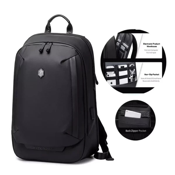 Picture of ARCTIC HUNTER B00443 Men Waterproof 15.6 Inch Laptop Backpacks