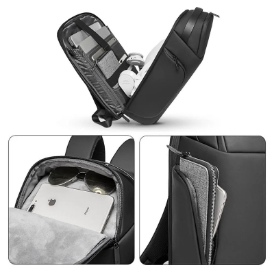 Picture of BANGE BG-7277 Business Large Capacity Backpack Men Waterproof Travel Computer Backpack