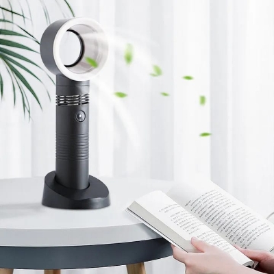 Picture of Portable Bladeless Fan Handheld Desktop Summer Mini Ultra-quiet Air Coolers USB
