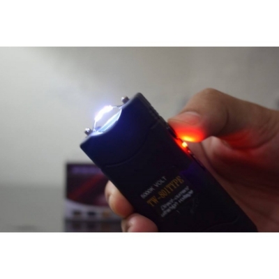 Picture of Rechargeable Electric, Torch Light for Security Type Protection Torch Light 30000-Kv With Extra Carry Beg