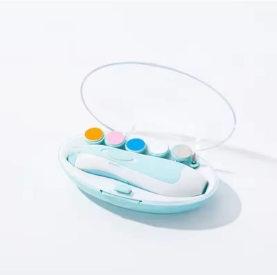 Picture of Kids Baby Nail Trimmer Electric Baby Manicure Pedicure Nail Clippers Cutter Scissors Care Set New Born Kids' safety nail clipper