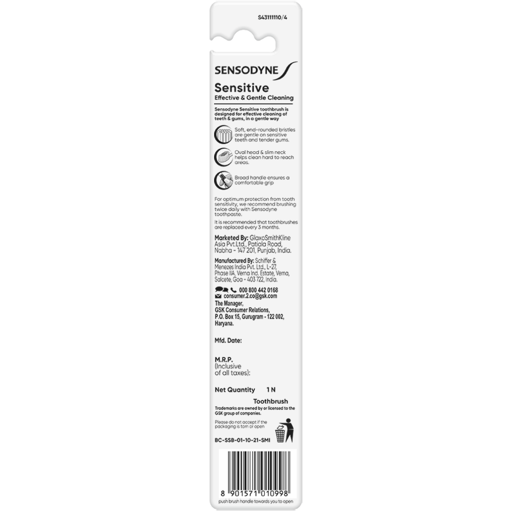 Buy  Sensodyne Sensitive Toothbrush With Soft Rounded Bristles (Buy 2 Get 1) at best price in Bangladesh 