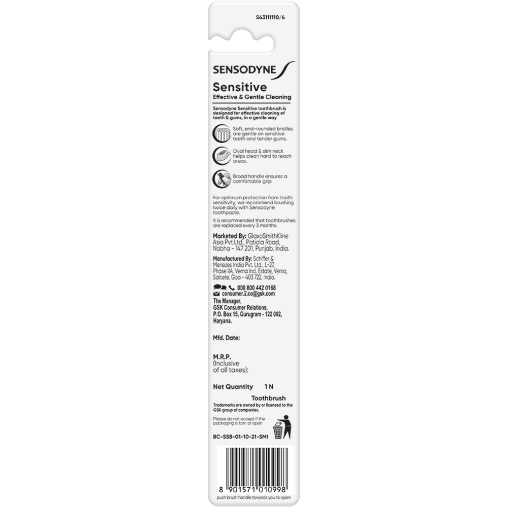 Buy  Sensodyne Daily Care Toothbrush With 7 mil Bristles & Non-Slip Rubber Grip at best price in Bangladesh 