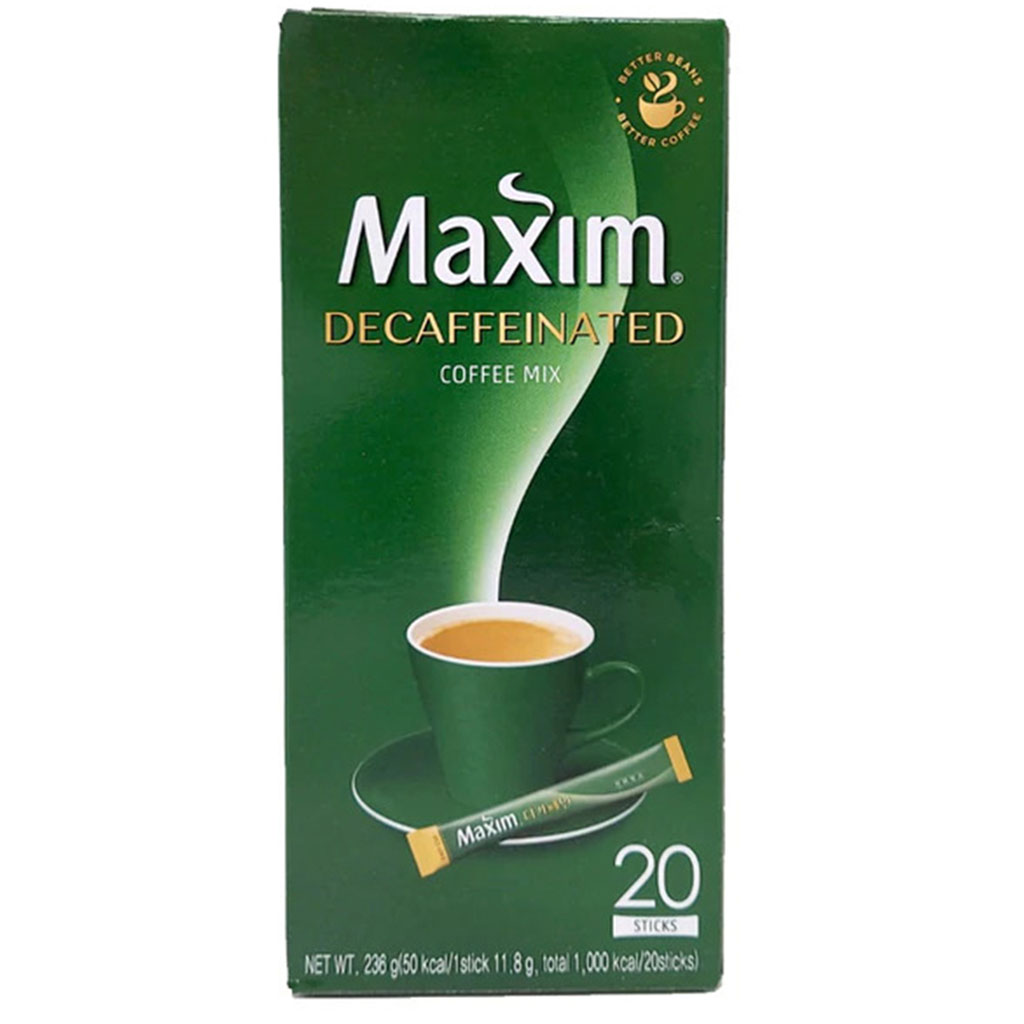 Picture of Maxim Decaffeinated Coffee Mix 20 Sticks 236gm Korea