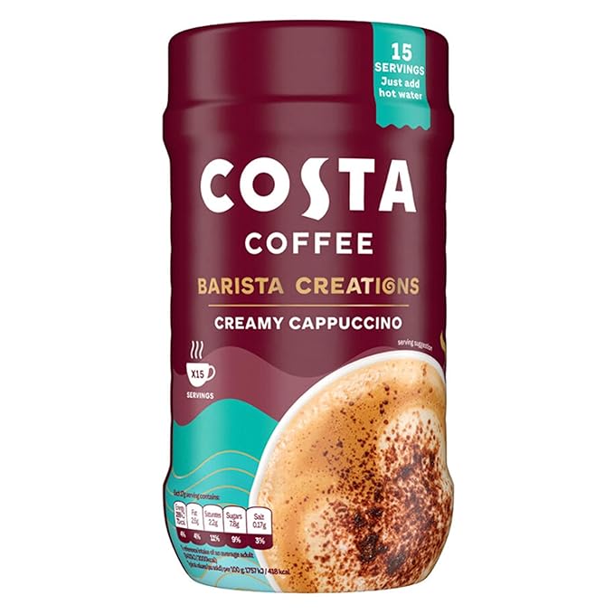 Picture of Costa Barista Creations Creamy Cappuccino Coffee 255gm