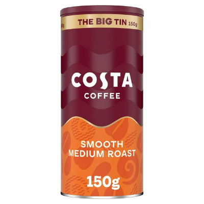 Picture of Costa Smooth Medium Roast Coffee 150gm UK