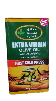 Picture of Virginia Green Garden Extra Virgin Olive Oil First Cold Press 4ltr Spain