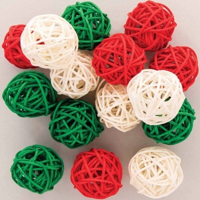 Picture of bamboo ball toy for bird (4pcs) pet bird toy bird products bird accessories