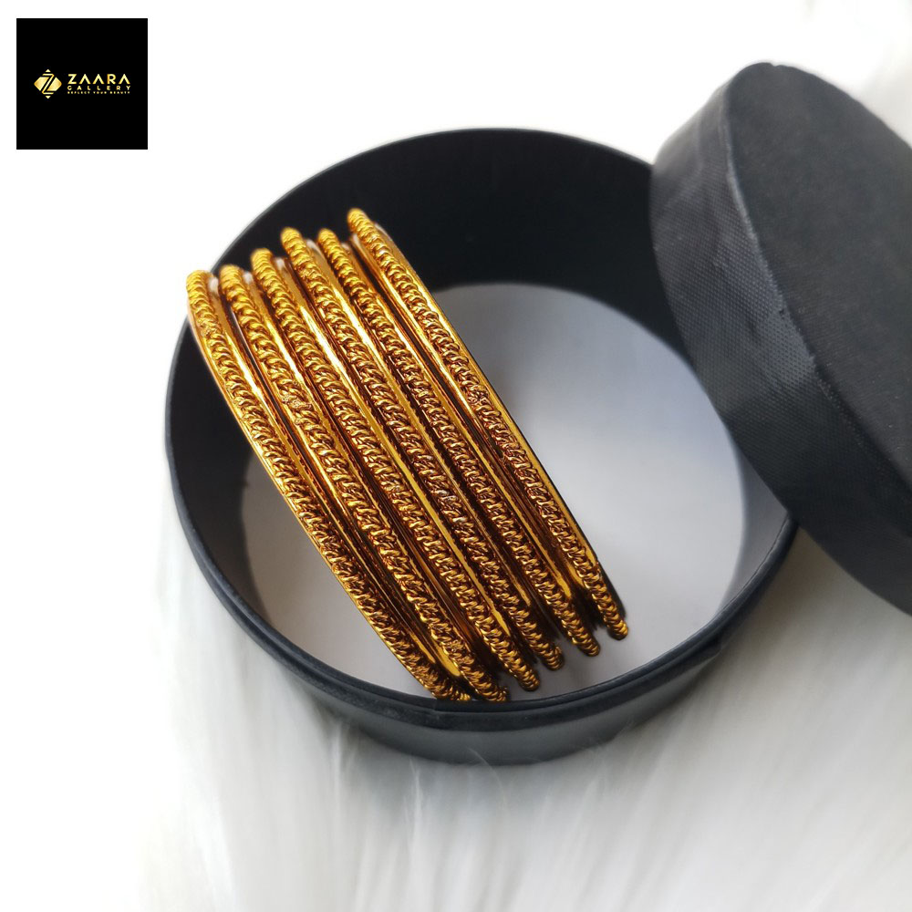 Picture of Gorgeous Multicolor Metal Bangles for Women 6 Pieces BDB190 - Bangles