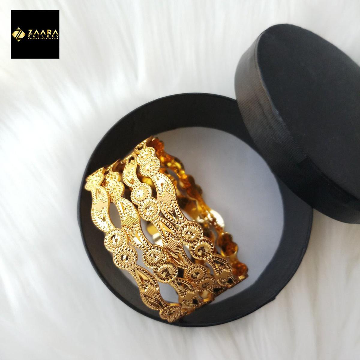 Picture of City Gold Bangles/ Gold Plated Bangles For Women - 4 Pieces (Imported) M-IGP9084 - Bangles