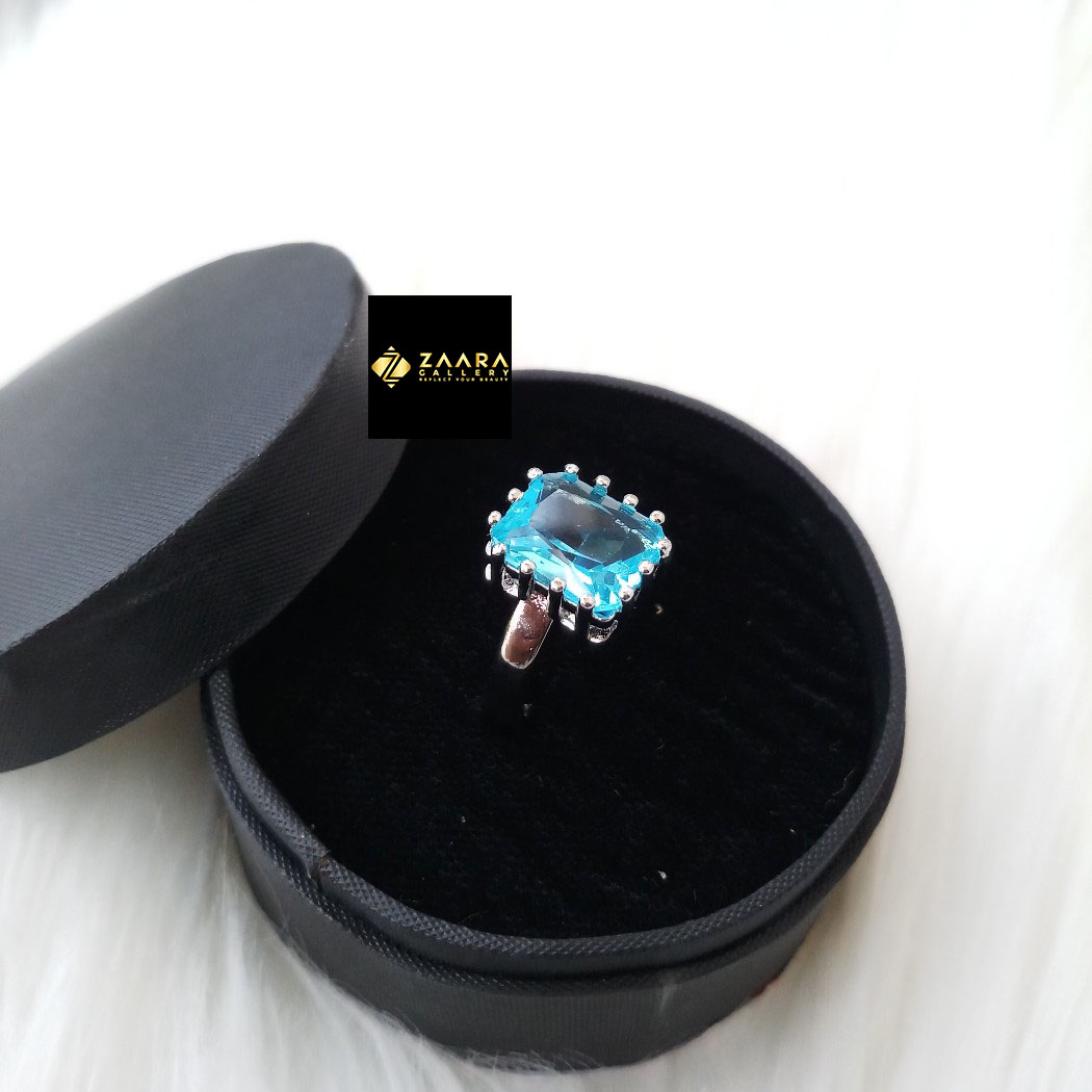 Picture of Stone Finger Ring (Imported ) for Women & Girls With Free Box - 1 Piece (M-FRC2050) - Rings