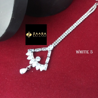 Picture of Diamond Cut AD Stone Stylish & Fashionable Tikli (Tiklee) For Girls & Women (Imported) - 1 Piece M-ST2402 - Tikli - Tiklee - Tikli for Women - Tikli for Girls