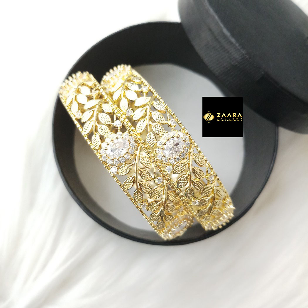 Picture of Diamond Cut AD Stone ( Mint and Pink) Silver Color Bangles for Women (Imported) - 2 Pieces M-DCB512M - Bangles