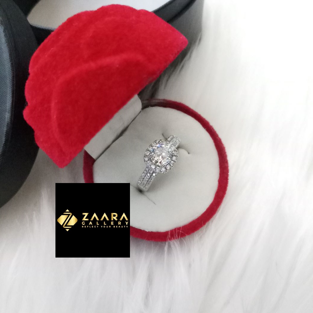 Picture of Stone Finger Ring For Women & Girls With Free Box (Imported ) - 1 Piece (M-FRC2055) - Rings - Ring