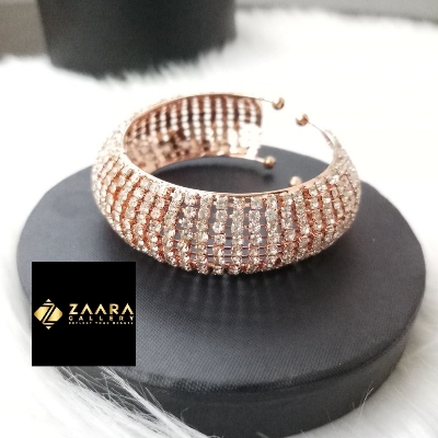 Picture of Stone  Golden Color Kids Bracelet For Girls - 1 Piece (Imported) M-KB7920 - Kid's Bracelet