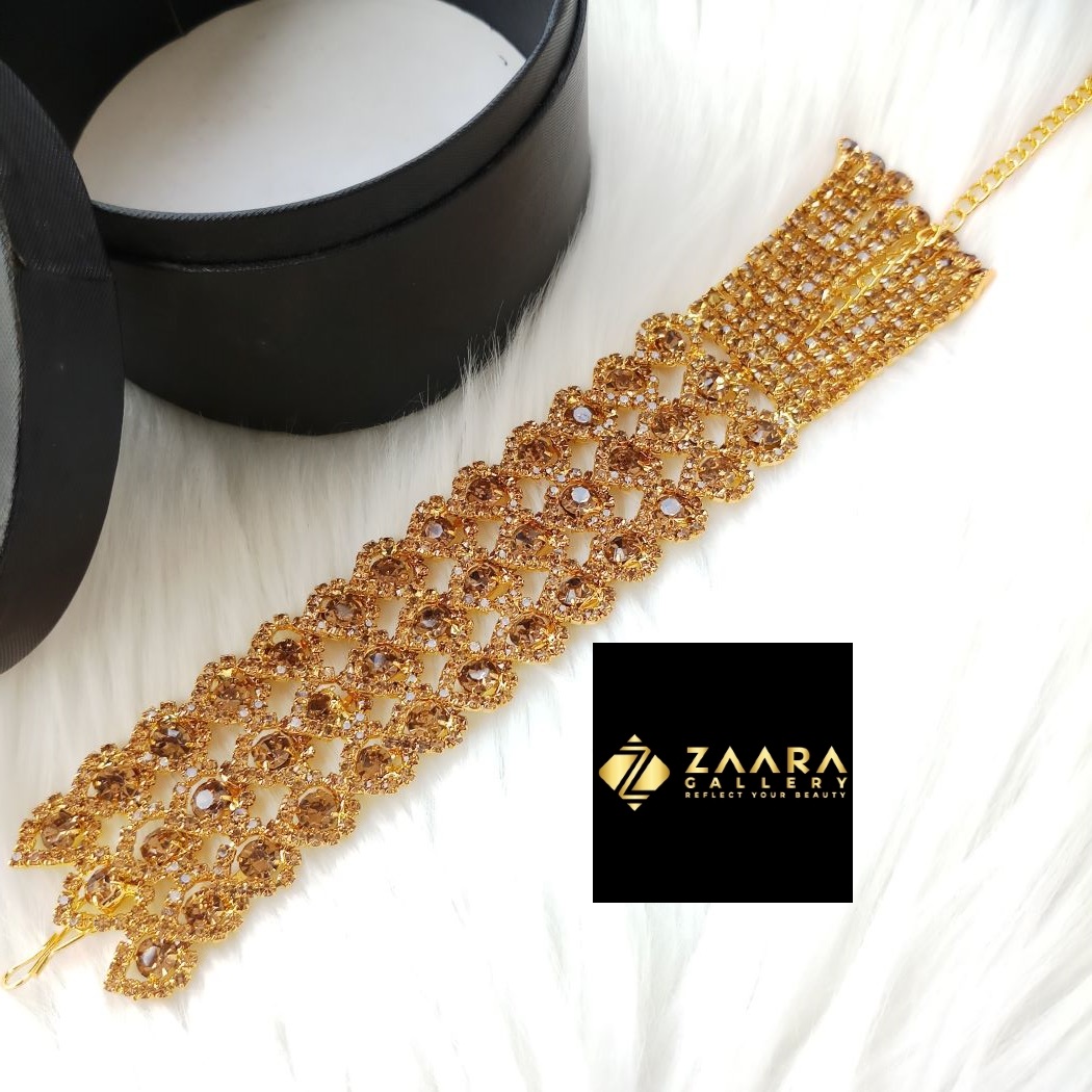 Picture of New Exclusive Stylish Golden Stone Golden Bracelet For Girls & Women (Imported) M-STB07 - Bracelet for Women & Girls