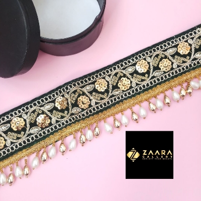 Picture of Traditional Embroidery Cloth Waist Belt Kamar Patta Kamar Bandh Komorer Bicha For Women (Imported) M-SKB19014-1 Piece - Komorer Bicha