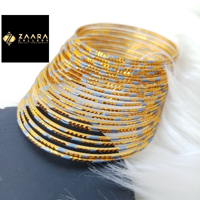 Picture of City Gold Bangles/ Gold Plated Bangles For Women - 24 Pieces Top Quality Color Grade-1 (Imported) M-CT7091- Bangles