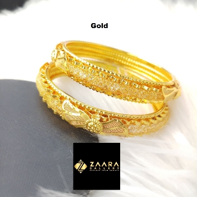 Picture of Multicolor Crystal Beads & Metal Bangles for Women and Girls Direct Factory Sale (Imported) M-CB8080- 2 Pieces - Bangles