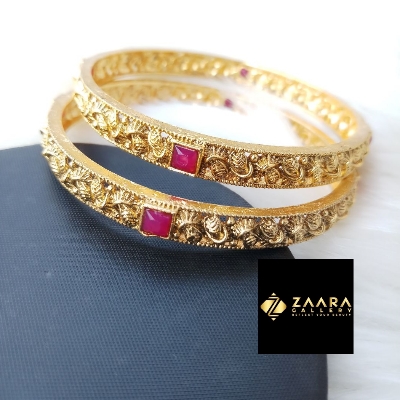 Picture of Majak Copper Bangles/ Brass Bangles For Women (Imported) M-JB5454 - 2 Pieces - Bangles for Women - Bangles - চুড়ি