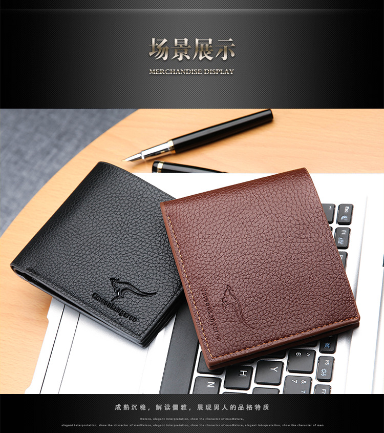 Picture of [7.7_Deal] Carson Kangaroo PU Lather Wallet for Men (Imported) - Wallet for Men - Wallet - Moneybag - Money Bag - Gents Wallet