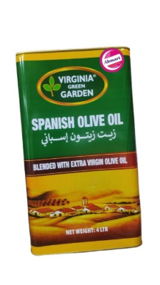 Picture of Virginia Green Garden Spanish Olive Oil Blended With Extra Virgin Olive Oil 4ltr