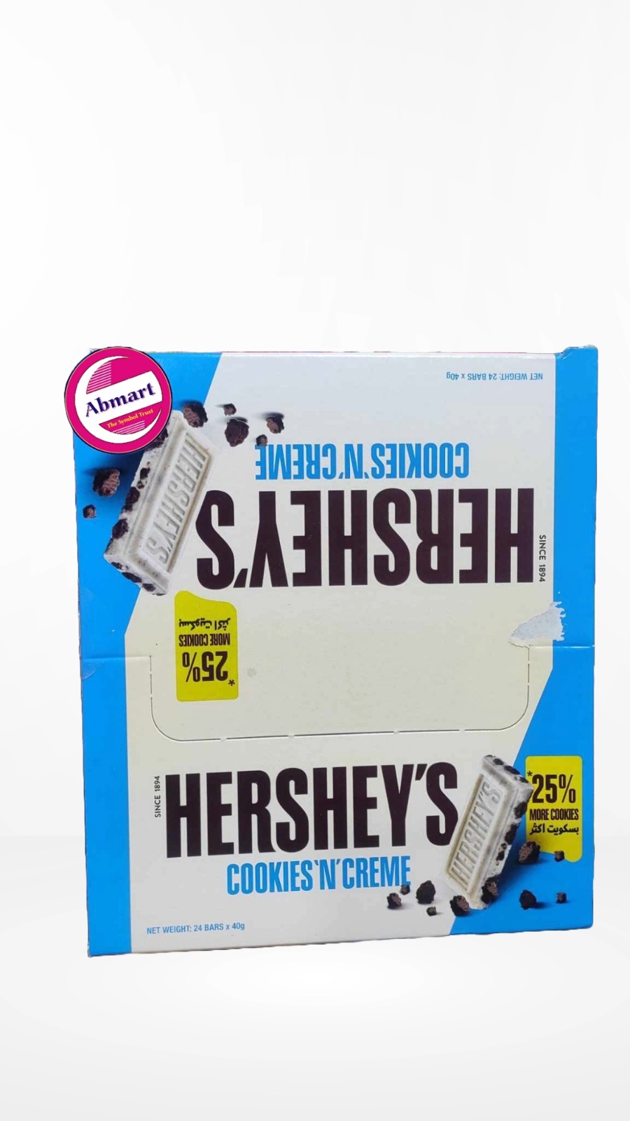 Picture of Hersheys Cookies N Creame Chocolate 24 pcs Box