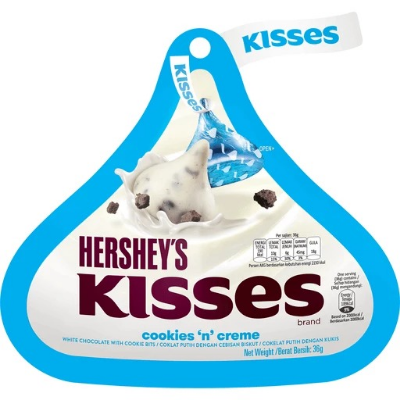Picture of Hersheys Kisses Cookies n Creme 36gm