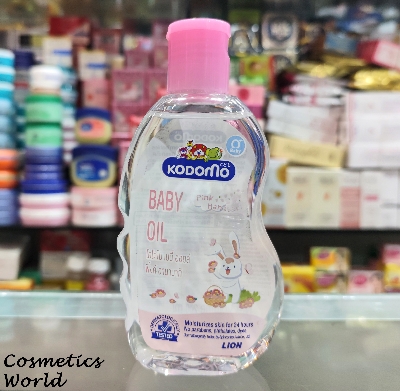 Kodomo Baby Oil Pink Hanabaki - 200ml (Thailand) FlyMallonline shop bangladeshothoba.com