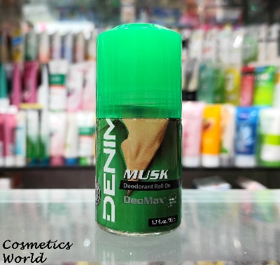 Denim Musk Deodorant Roll On for Men - 50ml FlyMallonline shop bangladeshothoba.com