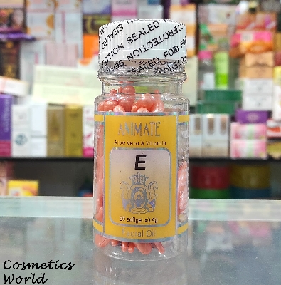 Vitamin E Face Capsule For Anti Ageing, Glowing Radiant Skin - 60 capsule FlyMallonline shop bangladeshothoba.com