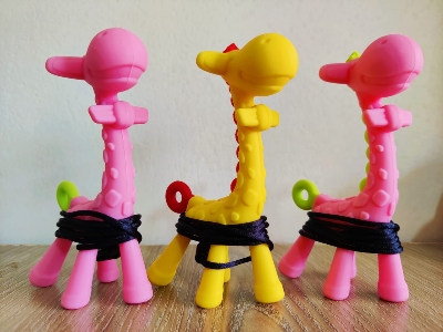 Picture of Baby Silicone Teether Giraffe Xierbao CN- 1pcs