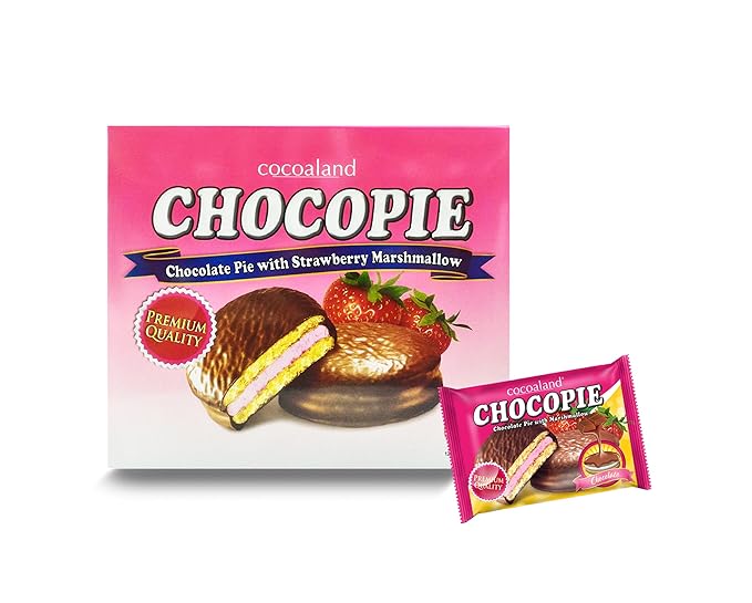 Picture of Cocoaland Chocopie Strawberry Marshmallow 12 pack