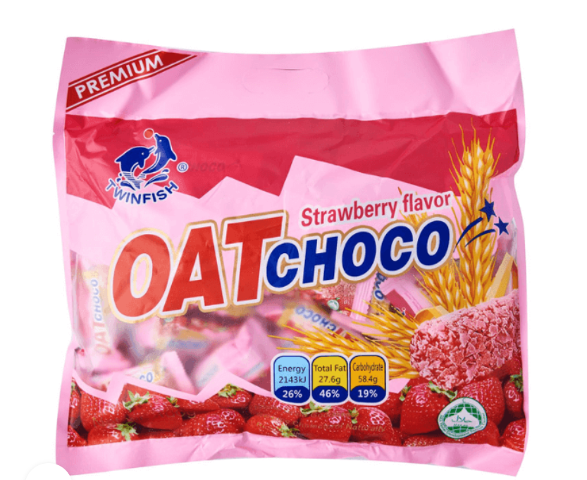 Picture of Premium twinfish Strawberry Flavour Oat Choco 400gm